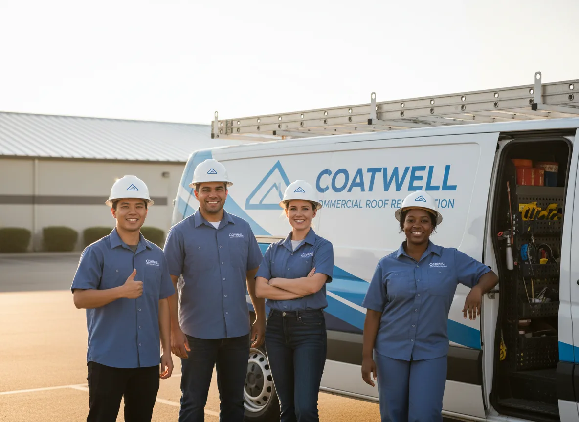 Commercial roof coating company in Selma, IA